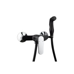 Смеситель для биде Potato (Потато) P20118-6, черный, хром