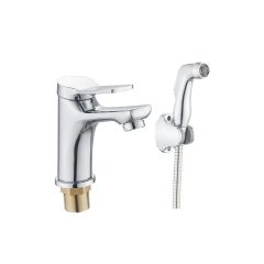 Смеситель для раковины Potato (Потато) P12292 с гигиенической лейкой, хром