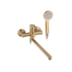 Смеситель для ванны Potato (Потато) P22270-2G, матовое золото