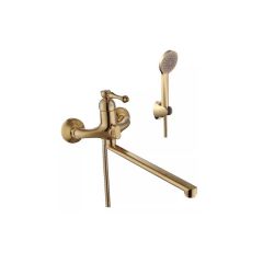 Смеситель для ванны Potato (Потато) P22275GY, матовое золото