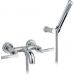 Смеситель Nicolazzi (Николации) Mac Kinley 05 для ванны с двумя ручками, с переключателем ванна/душ, + комплект руч. душа, цвет: хром 2202CR29