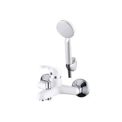 Смеситель для ванны Эверест (Everest) B30-033 белый,хром