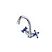 Смеситель для кухни Эверест (Everest) B49-353 хром,синий