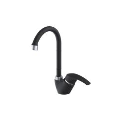 Смеситель для кухни Эверест (Everest) B57-0336 черный,хром