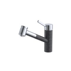 Смеситель для кухни Diadonna (Диадона) D127-60SH серый гранит,хром