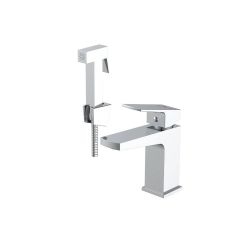 Смеситель для раковины Diadonna (Диадона) с гигиенической лейкой D170-12 хром