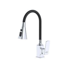 Смеситель для кухни Diadonna (Диадона) D170-41 хром,черный