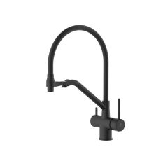 Смеситель для кухни Diadonna (Диадона) D49-19051BL под фильтр, чёрный