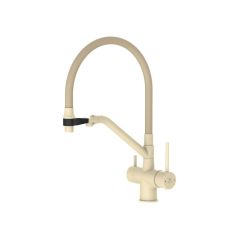 Смеситель для кухни Diadonna (Диадона) D49-19051SM под фильтр, бежевый гранит