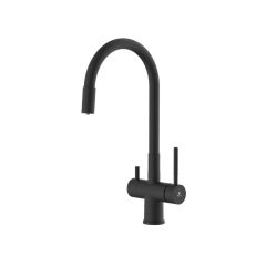 Смеситель для кухни Diadonna (Диадона) D49-19048BL под фильтр, чёрный
