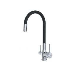 Смеситель для кухни Diadonna (Диадона) D49-19027QH под фильтр, серый графит,черный