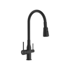 Смеситель для кухни Diadonna (Диадона) D49-19053BL под фильтр, чёрный