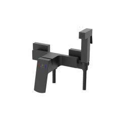 Смеситель для биде Diadonna (Диадона) D47-19119BL с гигиенической лейкой, чёрный