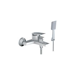 Смеситель для ванны Diadonna (Диадона) D169-30W белый,хром