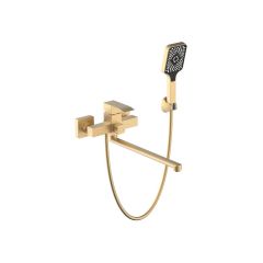 Смеситель для ванны Diadonna (Диадона) D233-22SGY матовое золото