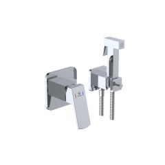 Смеситель для биде Diadonna (Диадона) D170-47 с гигиенической лейкой, под фильтр, хром