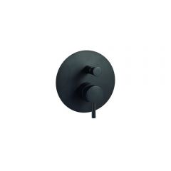 Смеситель для душа Paffoni (Паффони) Light LIG015NO скрытого монтажа, черный матовый