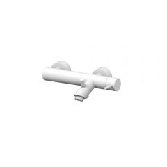 Смеситель для ванны Paffoni (Паффони) Light LIG022BO, белый матовый