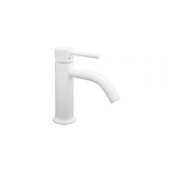 Смеситель для раковины Paffoni (Паффони) Light LIG071BO, белый матовый