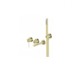 Смеситель Abber (Аббер) Emotion 316 AF8830BG для ванны скрытого монтажа, золото брашированное