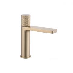Смеситель Abber (Аббер) Rund AF8710G для раковины, золото матовое