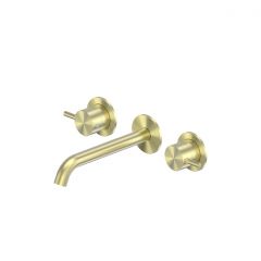 Смеситель Abber (Аббер) Wasser Kreis 316 AF81123BG-L для раковины скрытого монтажа, золото брашированное