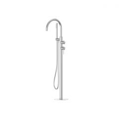 Смеситель Abber (Аббер) Wasser Kreis 316 AF8115BST напольный для ванны, сталь брашированная