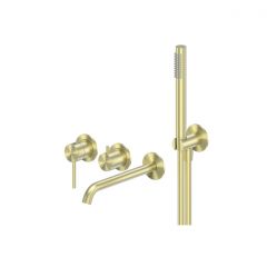 Смеситель Abber (Аббер) Wasser Kreis 316 AF8130BG для ванны скрытого монтажа, золото брашированное