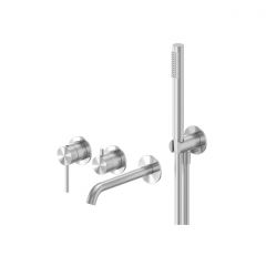 Смеситель Abber (Аббер) Wasser Kreis 316 AF8130BST для ванны скрытого монтажа, сталь брашированная