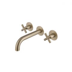 Смеситель Abber (Аббер) Wasser Kreis AF81121G для раковины скрытого монтажа, золото матовое