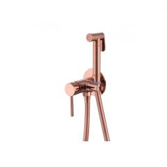 Смеситель Abber (Аббер) Wasser Kreis AF8125RG с гигиеническим душем, розовое золото