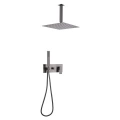 Душевая система Abber (Аббер) Daheim AF8221NG скрытого монтажа без излива, никель