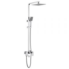 Душевая стойка Abber (Аббер) Daheim AF8216L с изливом, хром