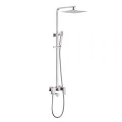 Душевая стойка Abber (Аббер) Daheim AF8216SPL с изливом, сатин