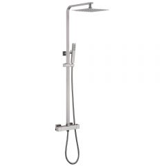 Душевая стойка Abber (Аббер) Daheim AF8260SPL с термостатом без излива, сатин