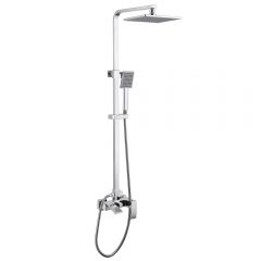 Душевая стойка Abber (Аббер) Wasserfall AF8616L с изливом, хром
