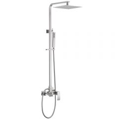 Душевая стойка Abber (Аббер) Wasserfall AF8616SPL с изливом, сатин