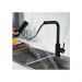 Смеситель для кухни с мультифункциональным изливом Raffine (Раффин) F203H, черный