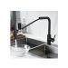 Смеситель для кухни с мультифункциональным изливом Raffine (Раффин) F203H, черный