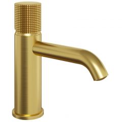 Смеситель для раковины Paini Cox Grip 7GPJ205O брашированное золото