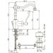 Смеситель для раковины Paini Duomo 88OP250 Золото