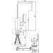 Смеситель для раковины Paini Dax 84CR250R хром