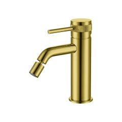 Смеситель для биде Allen Brau (Аллен Брау) Priority 5.31A04-GB с донным клапаном, брашированное золото