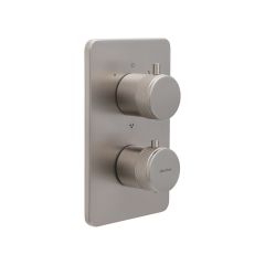 Встраиваемый смеситель для душа Allen Brau (Аллен Брау) Priority 5.31314-BN с термостатом, с внутренней частью, брашированный никель