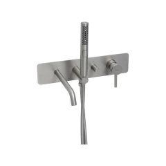 Смеситель для ванны и душа Allen Brau (Аллен Брау) Priority 5.31A06-BN с внутренней частью, брашированный никель