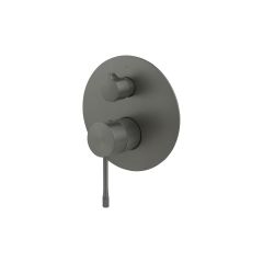 Встраиваемый смеситель для ванны и душа Allen Brau (Аллен Брау) Priority 5.31C11-MG с внутренней частью, брашированный графит