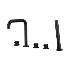 Смеситель на борт ванны Allen Brau (Аллен Брау) Priority 5.31007-31, черный матовый