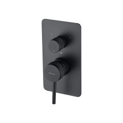 Встраиваемый смеситель для ванны и душа Allen Brau (Аллен Брау) Priority 5.31A11-31 с внутренней частью, черный матовый