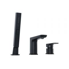 Смеситель на борт ванны Allen Brau (Аллен Брау) Infinity 5.21008-31, черный матовый