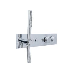 Встраиваемый смеситель для ванны и душа Allen Brau (Аллен Брау) Liberty 5.33010-00 с термостатом, с внутренней частью, хром